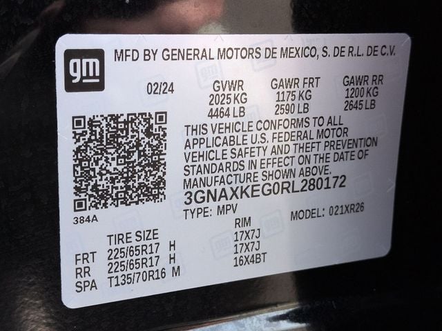 2024 Chevrolet Equinox LT