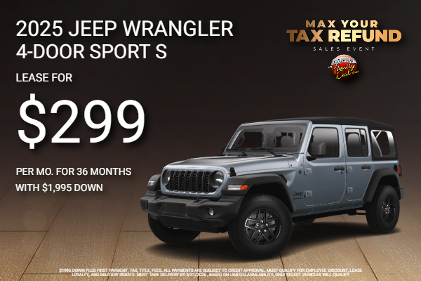 2025 Jeep Wrangler 4-Door Sport S